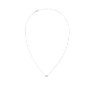 Crystal Zodiac Chain Necklace Silver