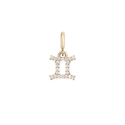 Zodiac Watch Charm Gold