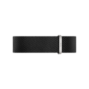 Iconic Black NATO White Dial