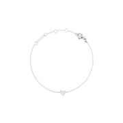 Crystal Zodiac Chain Bracelet Silver