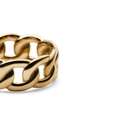 Chunky Chain Ring Gold