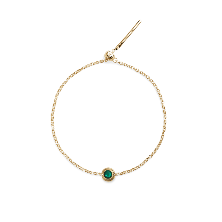 February Charm Gold