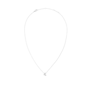 Crystal Zodiac Chain Necklace Silver