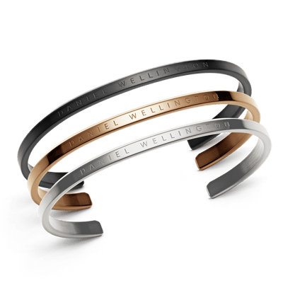 Classic Bracelet Black + Rose Gold + Silver