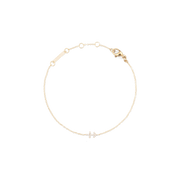 Crystal Zodiac Chain Bracelet Gold