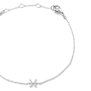Crystal Zodiac Chain Bracelet Silver