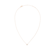 Crystal Zodiac Chain Necklace Rose Gold