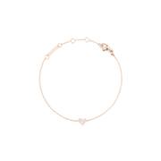 Crystal Zodiac Chain Bracelet Rose Gold