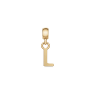 Letter Charm Gold