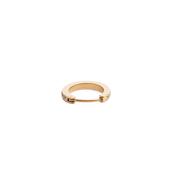 Crystal Hoop Earring Gold