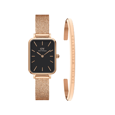 Quadro Pressed Melrose Black + Classic Bracelet