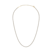Classic Tennis Necklace Gold