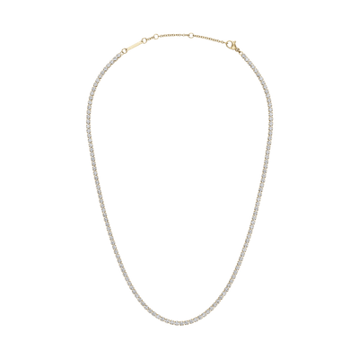 Classic Tennis Necklace Gold