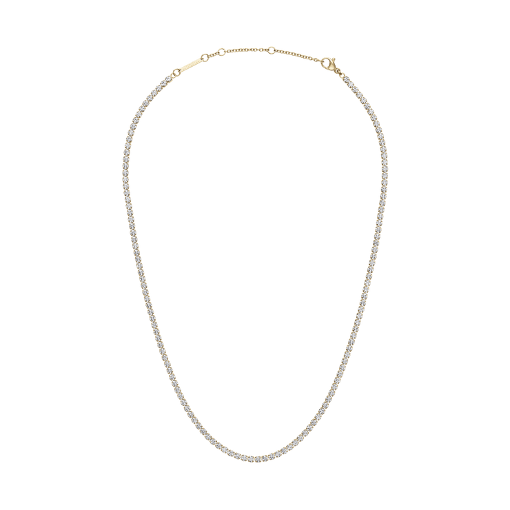 Classic Tennis Necklace Gold