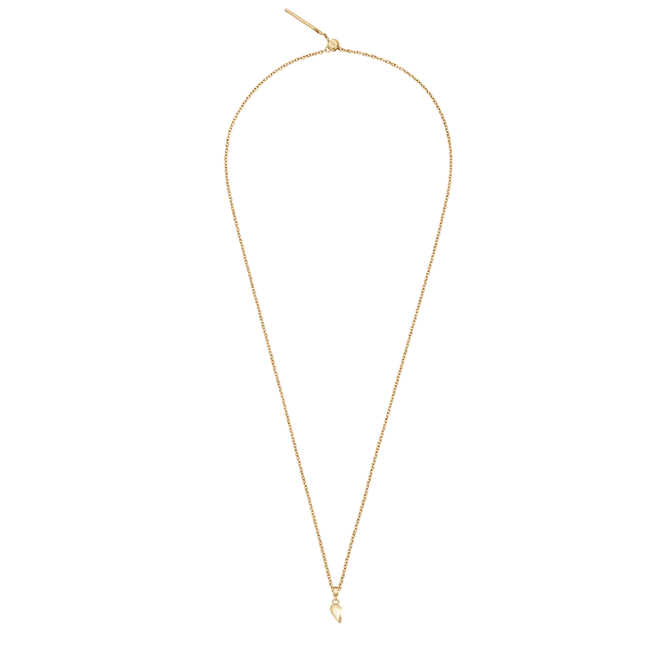 Broken Heart Charm Gold