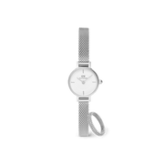 Petite Mini & Pave Crystal Ring Silver Set