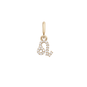 Zodiac Watch Charm Gold