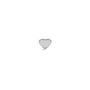 Heart Stud Silver