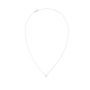 Crystal Zodiac Chain Necklace Silver
