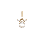 Zodiac Watch Charm Gold