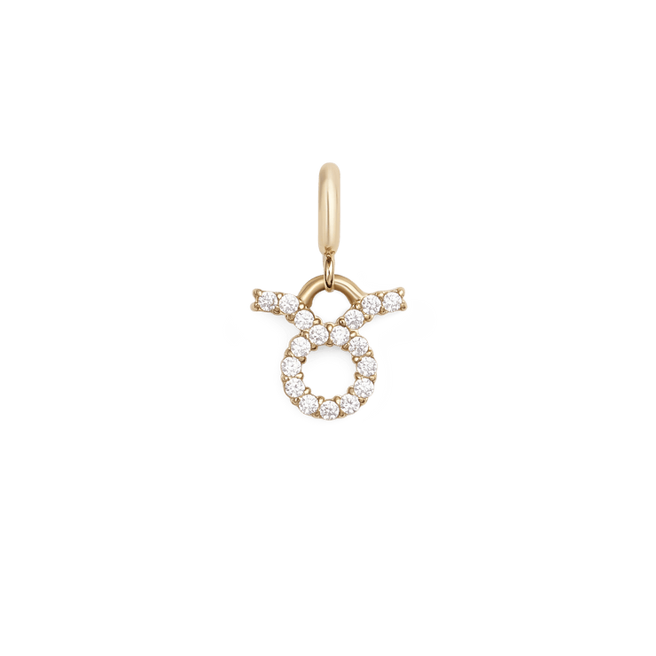 Zodiac Watch Charm Gold