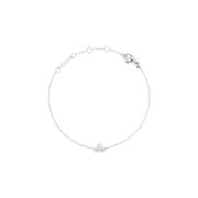 Crystal Zodiac Chain Bracelet Silver