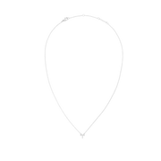 Crystal Zodiac Chain Necklace Silver