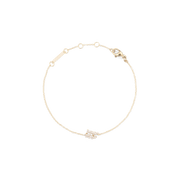 Crystal Zodiac Chain Bracelet Gold