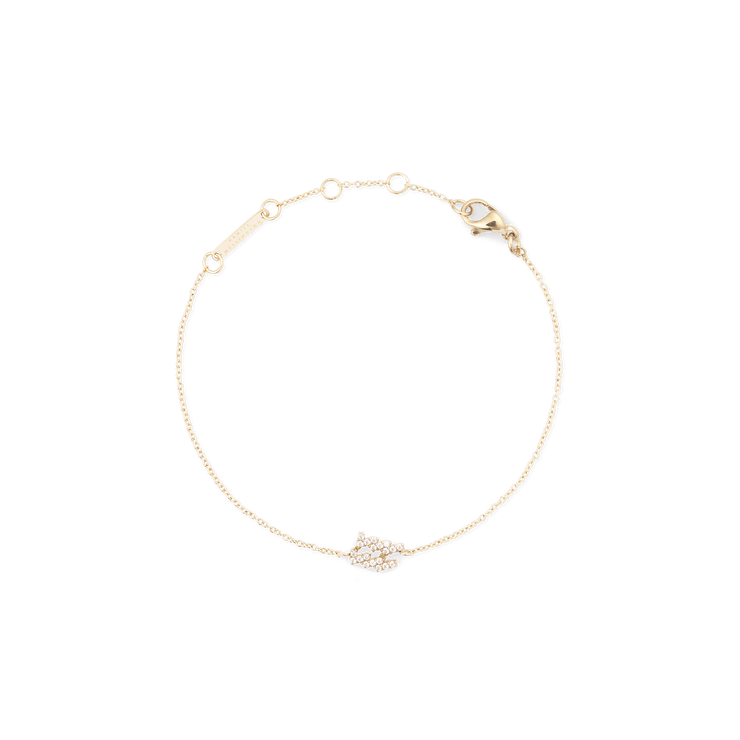 Crystal Zodiac Chain Bracelet Gold