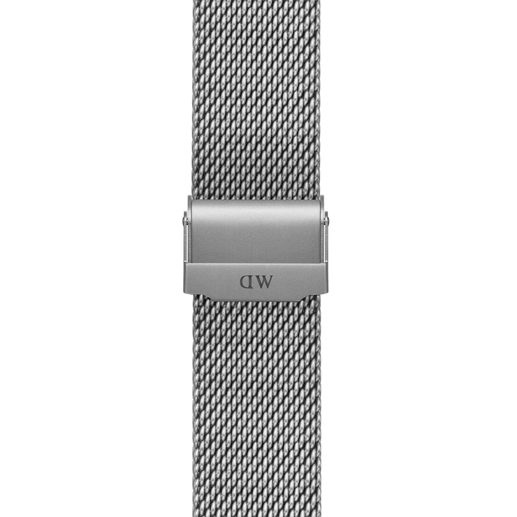 Smartwatch Sandblasted Mesh Strap Silver