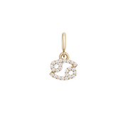 Zodiac Watch Charm Gold