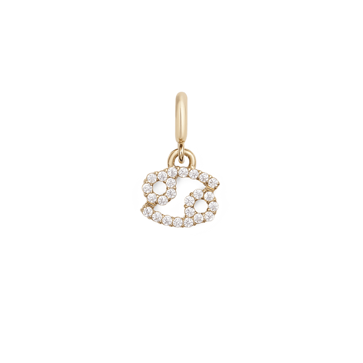 Zodiac Watch Charm Gold