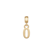 Number Charm Gold