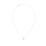 Crystal Zodiac Chain Necklace Gold