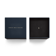 Crystal Moon Stud Rose Gold