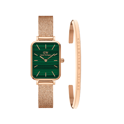 Quadro Pressed Melrose Green + Classic Bracelet