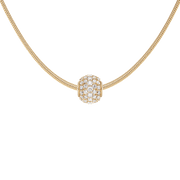Pavé Orb White Crystal Charm G