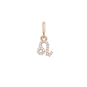 Zodiac Watch Charm Rose Gold