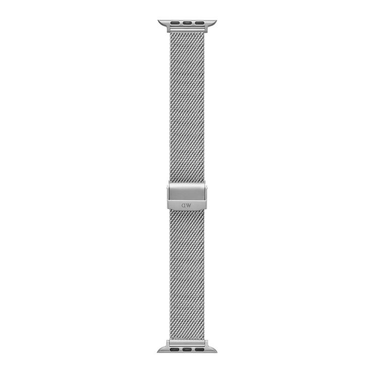 Smartwatch Sandblasted Mesh Strap Silver