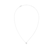 Crystal Zodiac Chain Necklace Silver