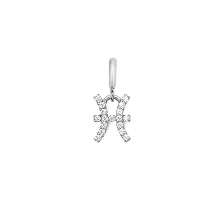 Zodiac Watch Charm Silver