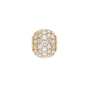 Pavé Orb White Crystal Charm G
