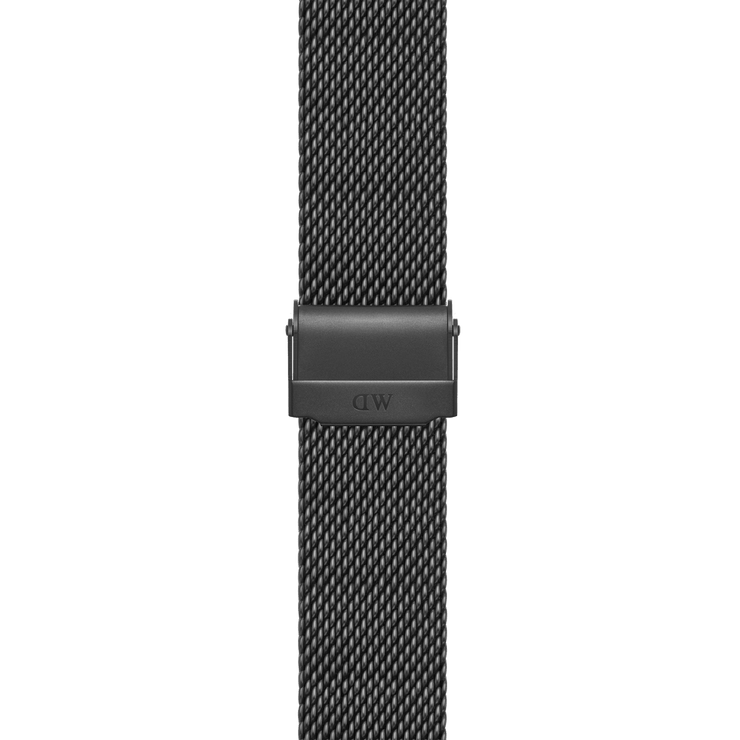Smartwatch Sandblasted Mesh Strap Black