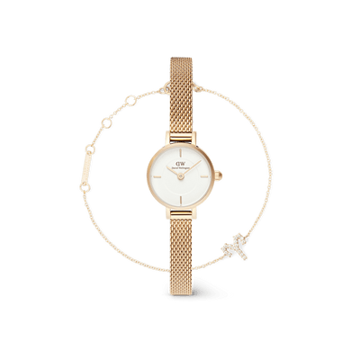 Petite Mini & Zodiac Bracelet Gold Set