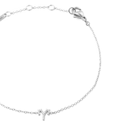 Crystal Zodiac Chain Bracelet Silver