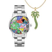 Steven Harrington x DW SET: Iconic Link Multicolor & Palm Tree Charm