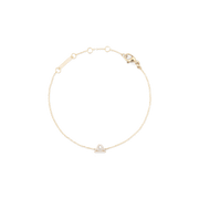 Crystal Zodiac Chain Bracelet Gold