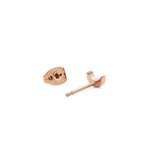 Moon Stud Rose Gold