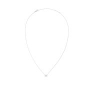 Crystal Zodiac Chain Necklace Silver