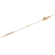 Crystal Zodiac Chain Necklace Gold